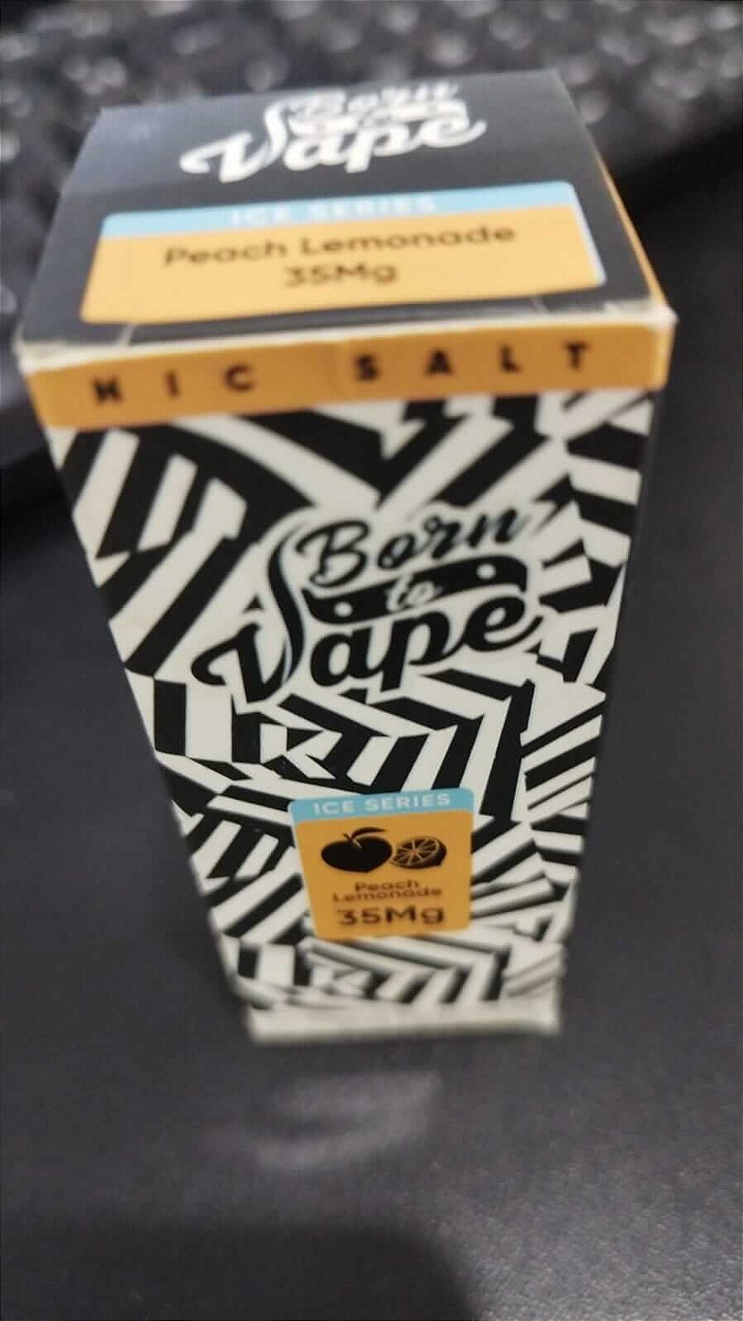 E-liquido Peach Lemonade (Nicsalt) - Born to Vape 27 Foto real peach lemonade born sleep